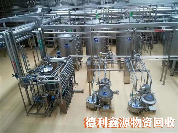 饮料设备回收，饮料厂回收，不锈钢设备回收
