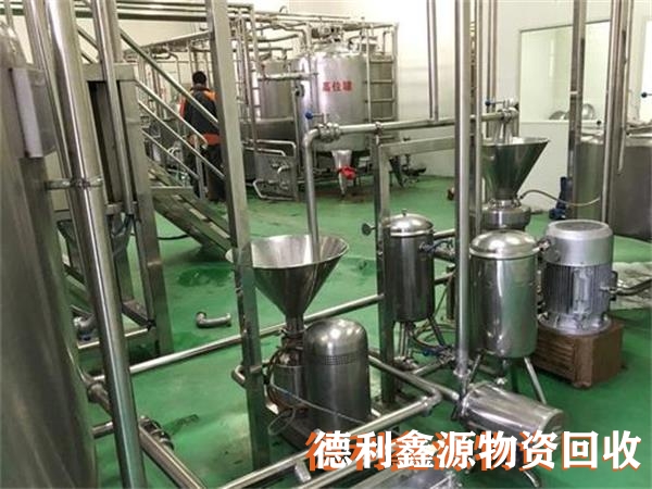 房山饮料设备回收